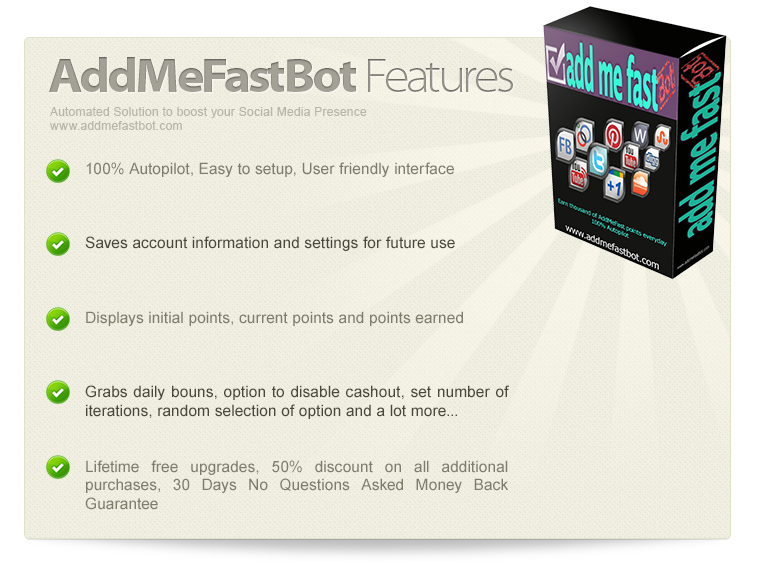 AddMeFast Bot 0.9.4.4 100%